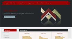 Desktop Screenshot of linenliners.com