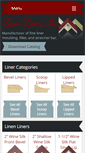 Mobile Screenshot of linenliners.com