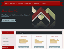 Tablet Screenshot of linenliners.com